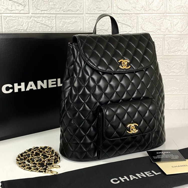CHANEL VİNTAGE BACKPACK CAPİTONE ALTİN